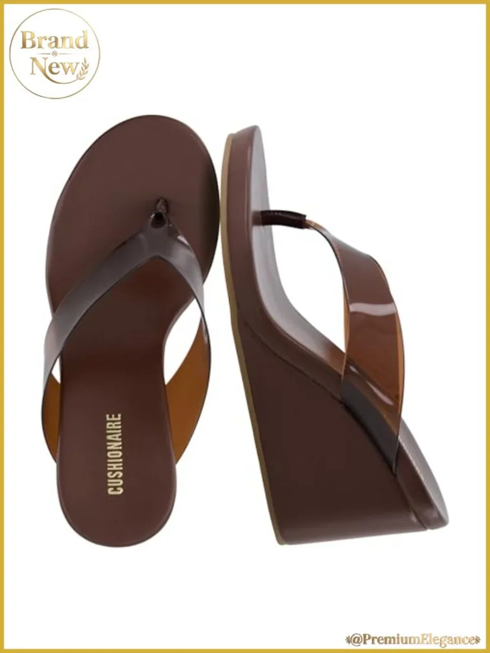 Platform Thong Sandals Wedge Flip Flops Contoured Comfort Footbed Slip On